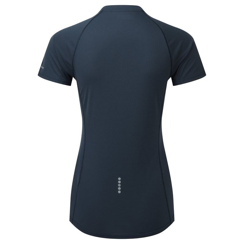 Montane Dart Nano Zip T-shirts Damen Dunkelblau | YRT1641ZT