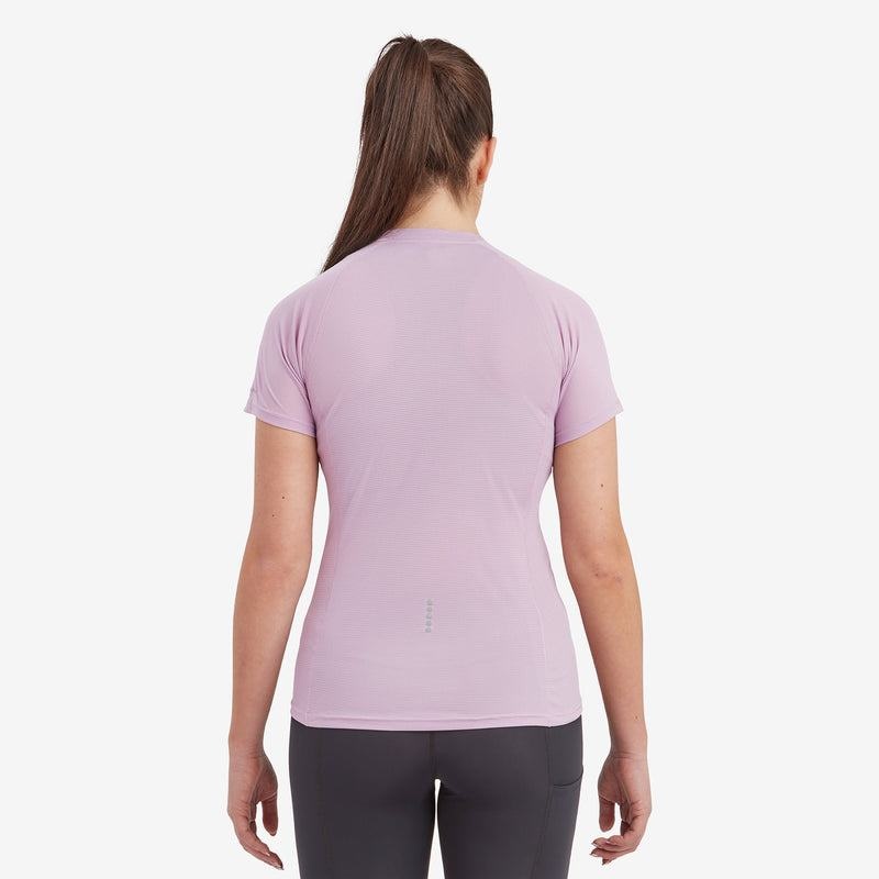 Montane Dart Nano Zip T-shirts Damen Grau Lila | NPU831WF