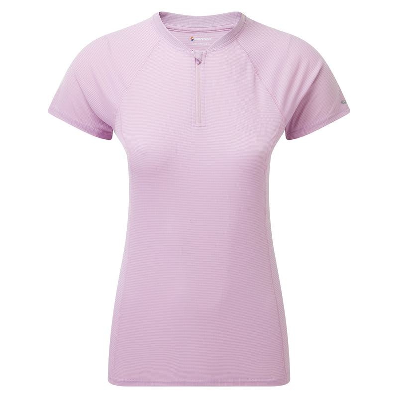 Montane Dart Nano Zip T-shirts Damen Grau Lila | NPU831WF