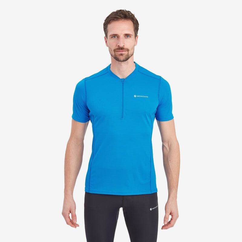 Montane Dart Nano Zip T-shirts Herren Blau | EPH6682CD