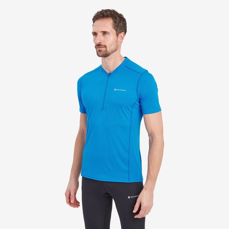 Montane Dart Nano Zip T-shirts Herren Blau | EPH6682CD