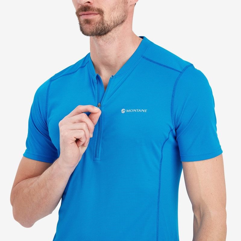 Montane Dart Nano Zip T-shirts Herren Blau | EPH6682CD