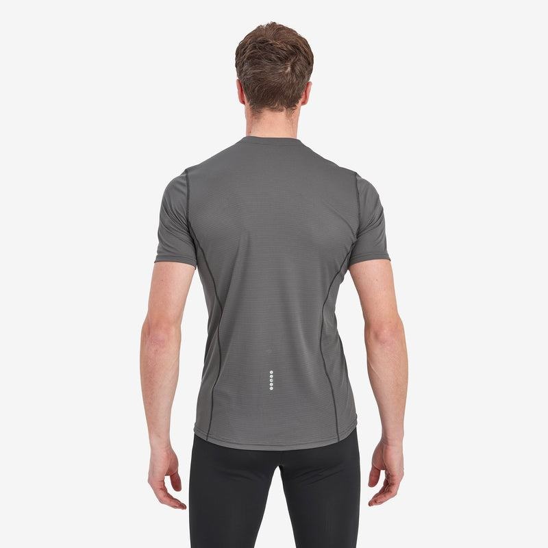 Montane Dart Nano Zip T-shirts Herren Dunkelgrau | XQB8780DM