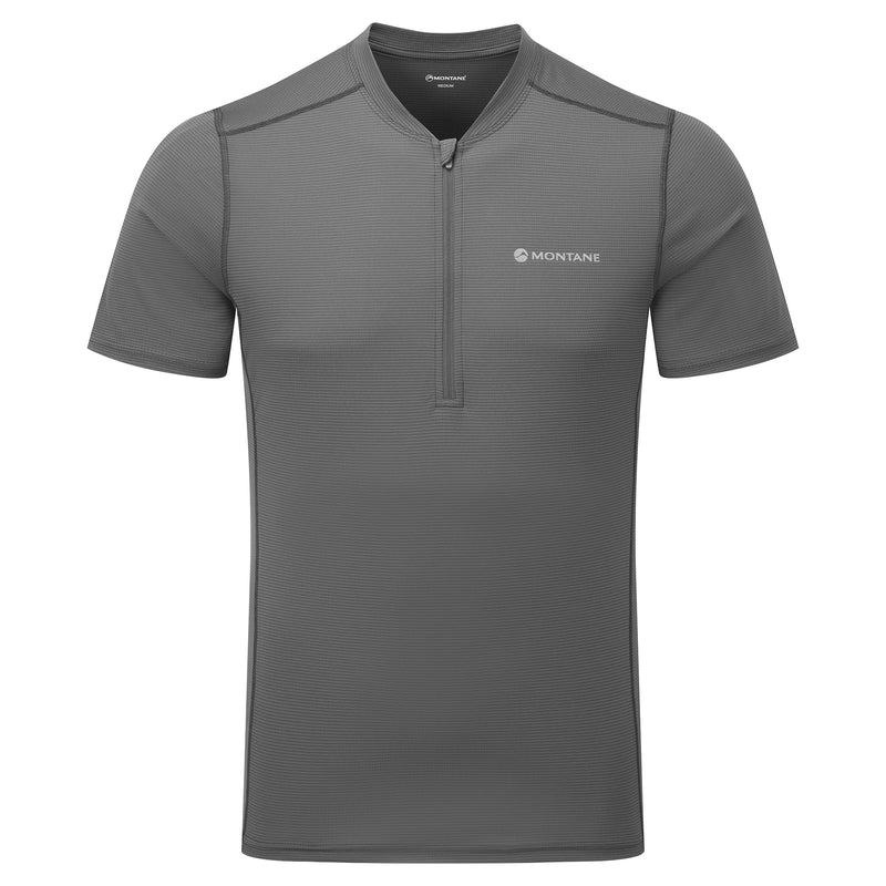 Montane Dart Nano Zip T-shirts Herren Dunkelgrau | XQB8780DM