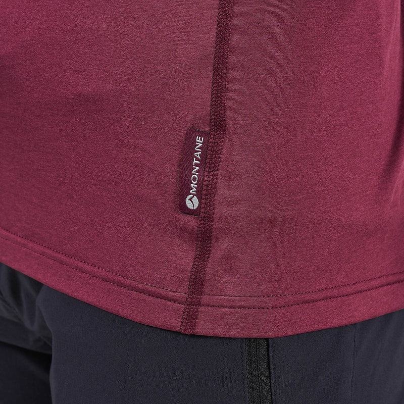 Montane Dart Thermo Zip Neck T-shirts Damen Dunkellila | SRD18VN