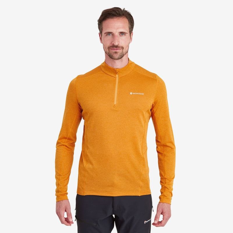 Montane Dart Zip Neck T-shirts Herren Orange | JPW3112FE