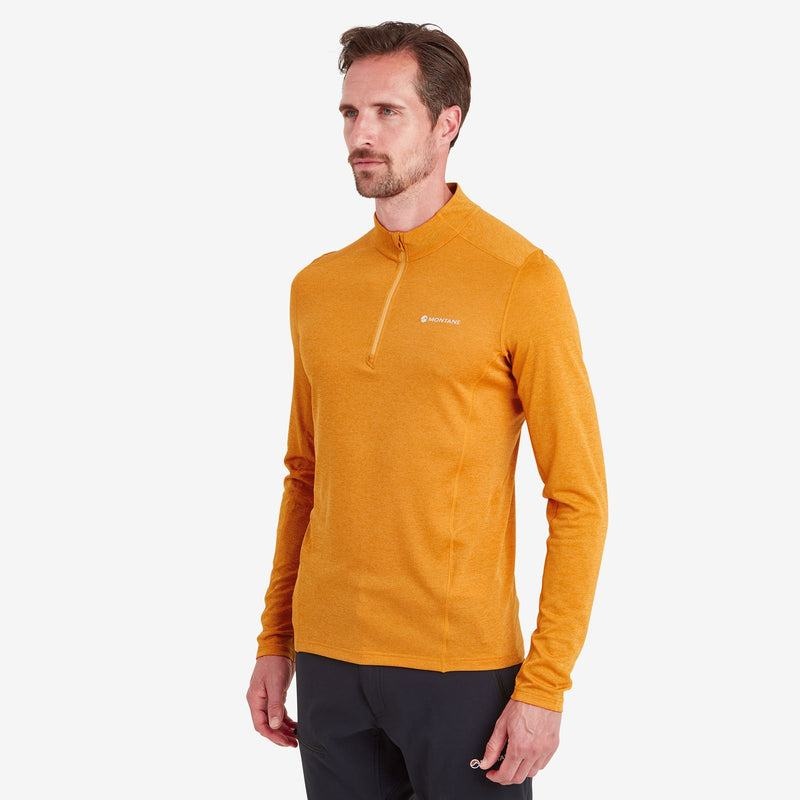 Montane Dart Zip Neck T-shirts Herren Orange | JPW3112FE