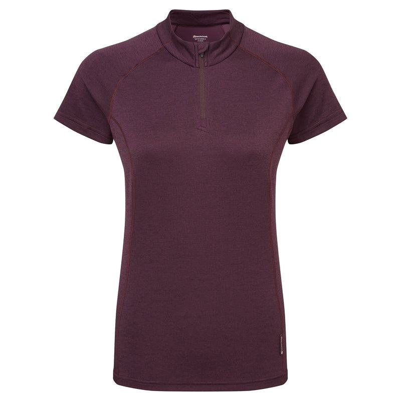 Montane Dart Zip T-shirts Damen Lila | KQK8893ND