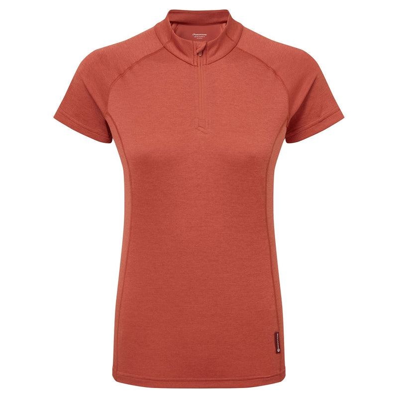 Montane Dart Zip T-shirts Damen Orange Rot | VOL6076FB