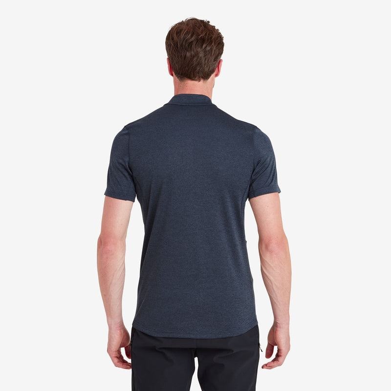 Montane Dart Zip T-shirts Herren Dunkelblau | VQF6219OE