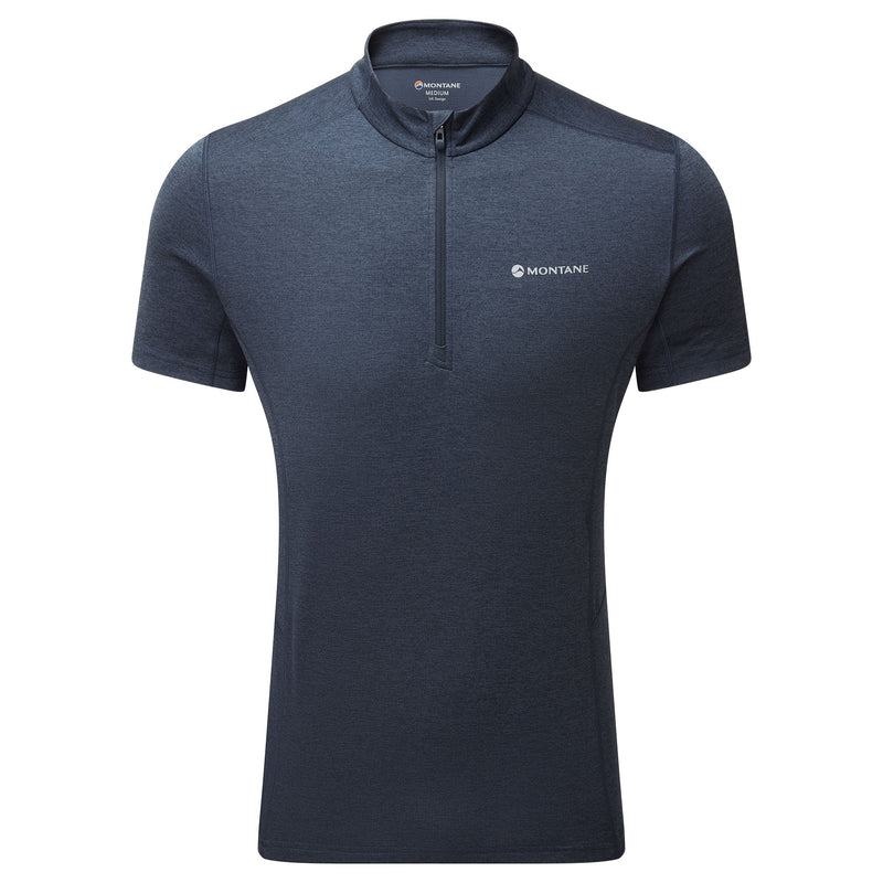 Montane Dart Zip T-shirts Herren Dunkelblau | VQF6219OE