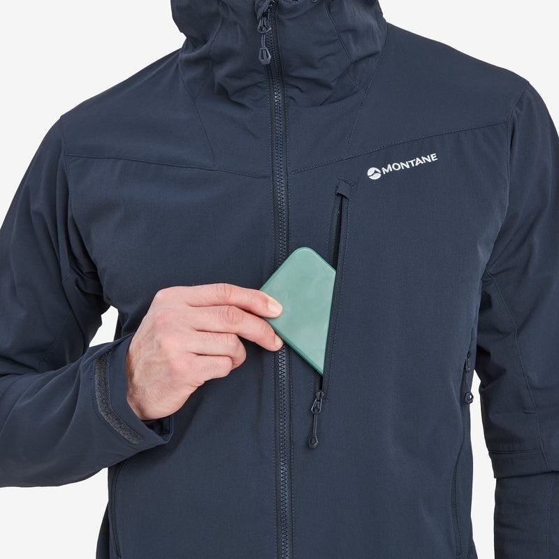 Montane Dyno LT Softshell Jacke Herren Dunkelblau | IFI7432JF