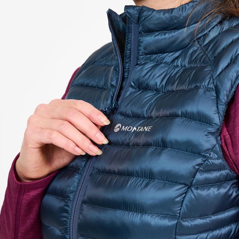 Montane Featherlite Down Weste Damen Blau | ELA4152UX