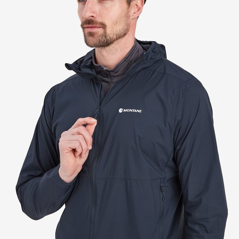 Montane Featherlite Mit Kapuze Windproof Jacken Herren Dunkelblau | AXG7066ZI