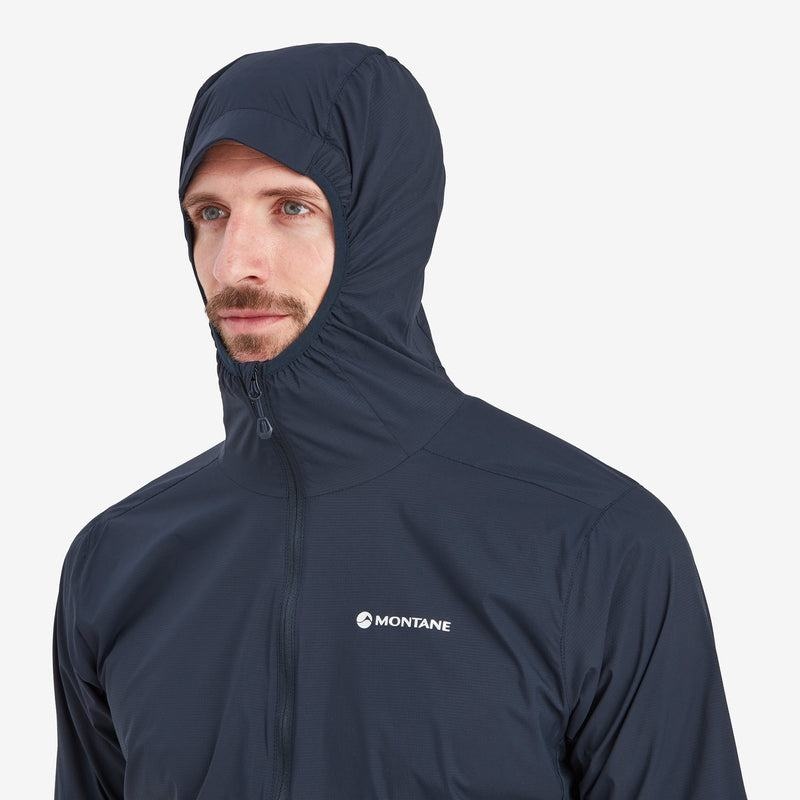 Montane Featherlite Mit Kapuze Windproof Jacken Herren Dunkelblau | AXG7066ZI