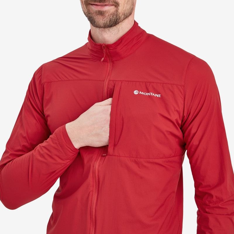 Montane Featherlite Windproof Jacken Herren Dunkelrot | SGH7787AY