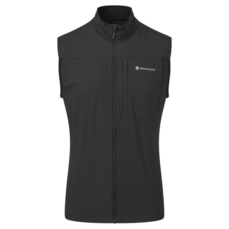 Montane Featherlite Windproof Weste Herren Schwarz | XQA4316VO