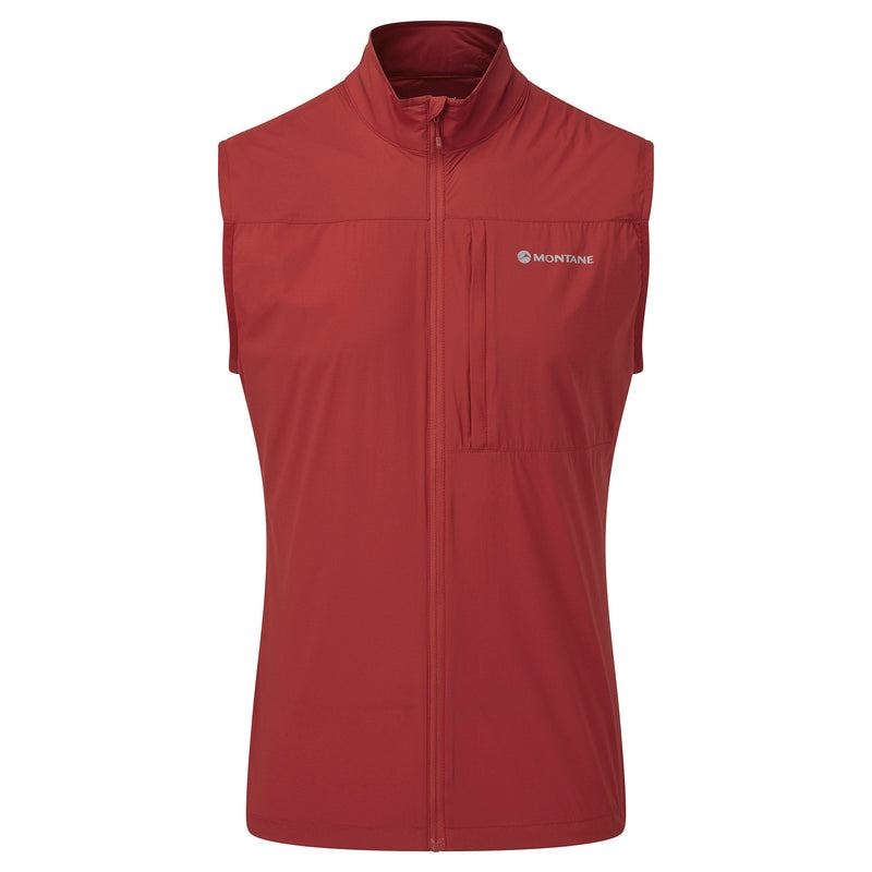 Montane Featherlite Windproof Weste Herren Dunkelrot | TGK2459UJ