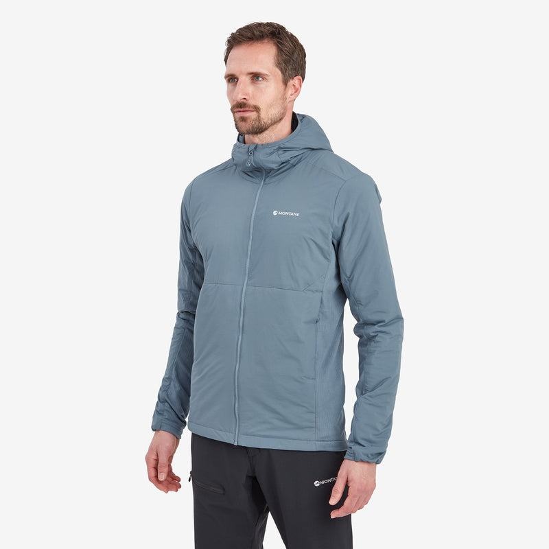 Montane Fireball Lite Mit Kapuze Isolierte Jacken Herren Grau Blau | ECH9870MB