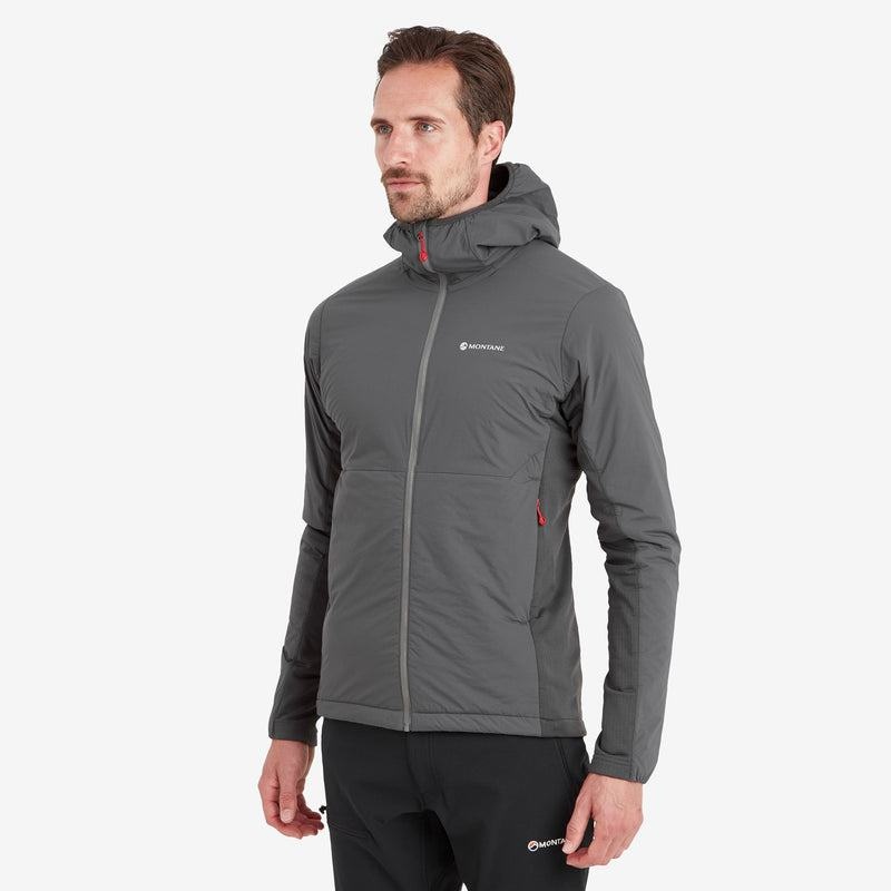 Montane Fireball Lite Mit Kapuze Isolierte Jacken Herren Dunkelgrau | XRY1128LN