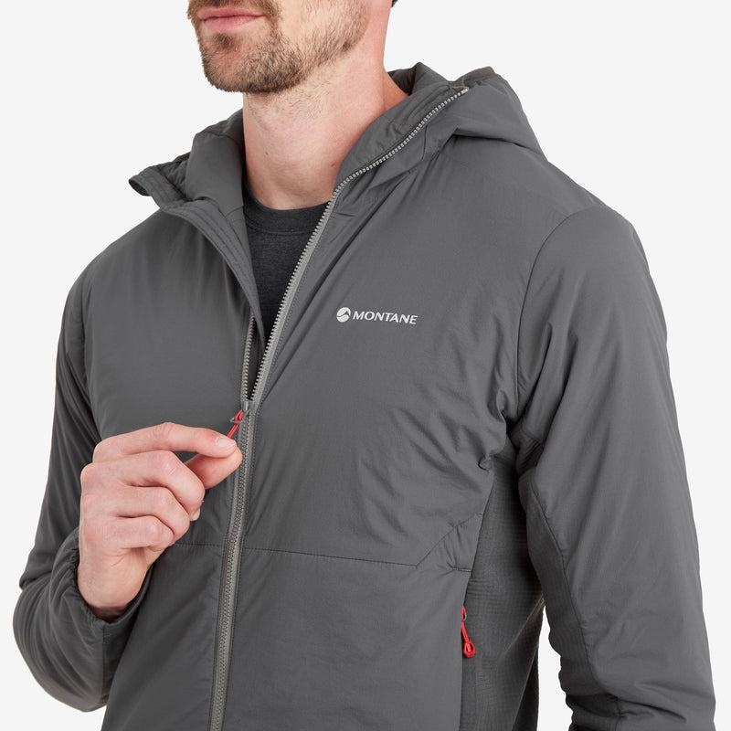 Montane Fireball Lite Mit Kapuze Isolierte Jacken Herren Dunkelgrau | XRY1128LN