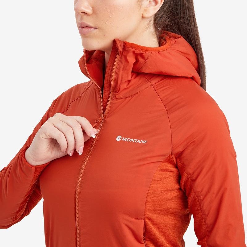 Montane Fireball Lite Mit Kapuze Isolierte Jacken Damen Orange Rot | OCJ1455OO