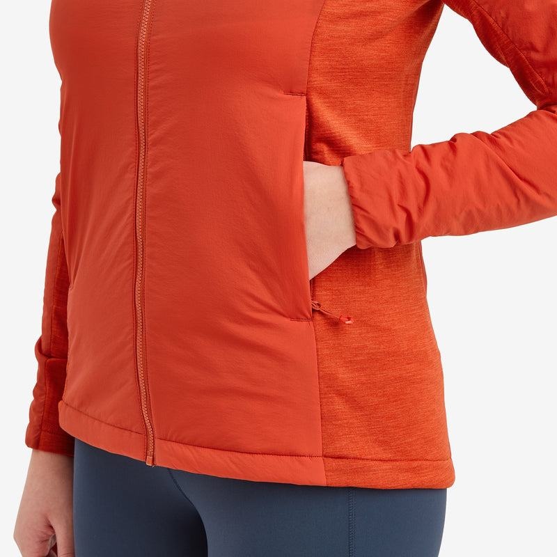 Montane Fireball Lite Mit Kapuze Isolierte Jacken Damen Orange Rot | OCJ1455OO