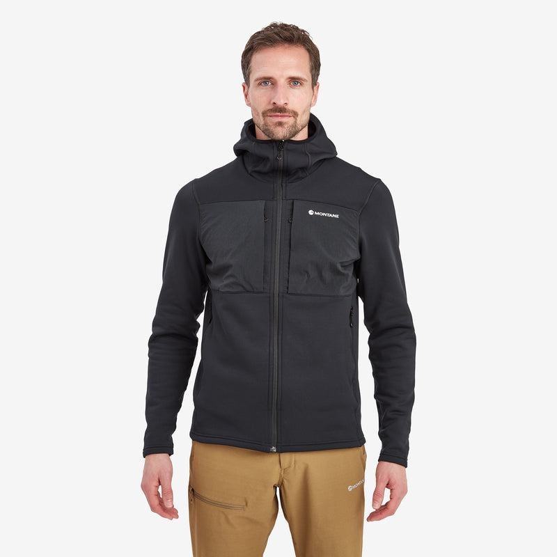 Montane Fury XT Mit Kapuze Fleecejacken Herren Schwarz | BXH911KK