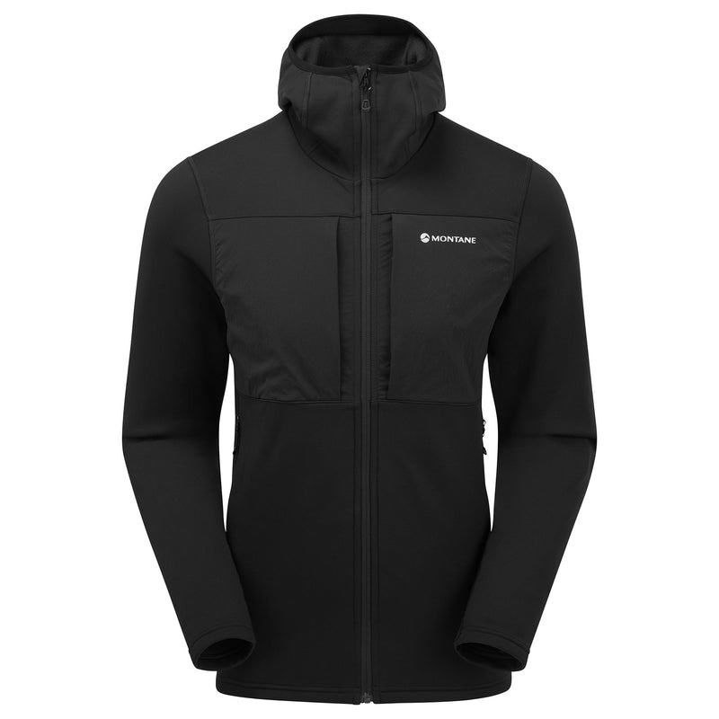 Montane Fury XT Mit Kapuze Fleecejacken Herren Schwarz | BXH911KK