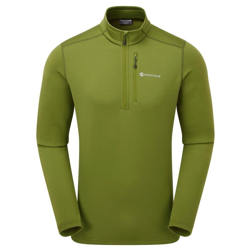 Montane Fury Zip Pull-On Fleece Herren Grün | EFF5766PL