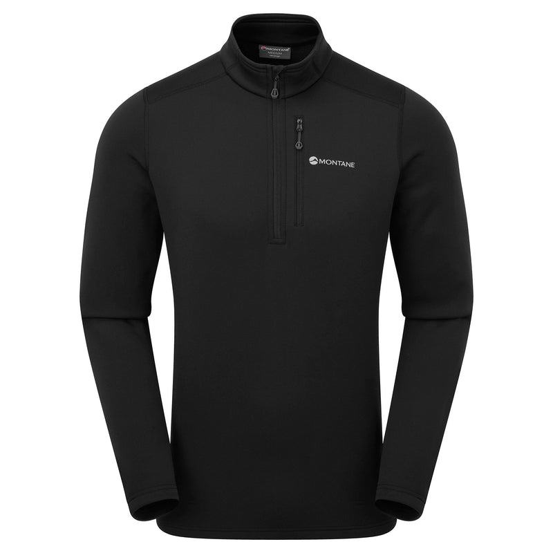 Montane Fury Zip Pull-On Fleece Herren Schwarz | JLH8419QG