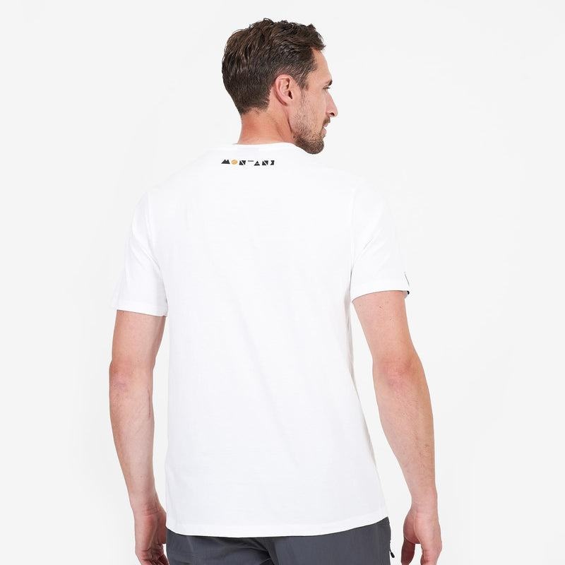 Montane Geometry T-shirts Herren Weiß | DYX2436DW