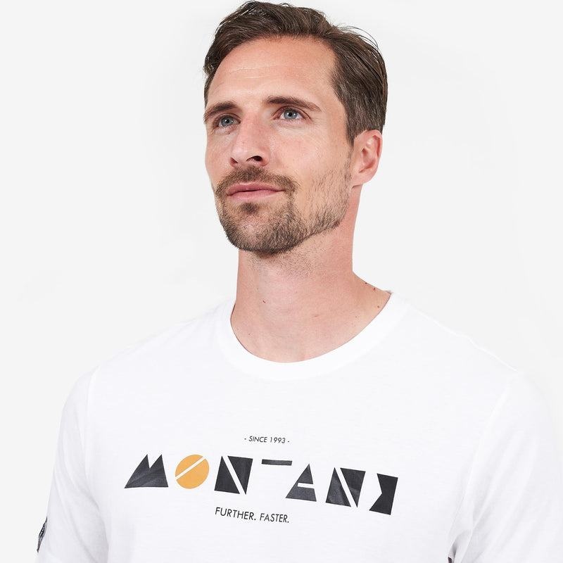 Montane Geometry T-shirts Herren Weiß | DYX2436DW