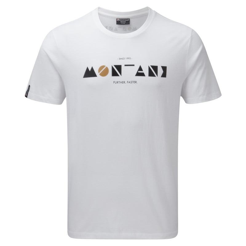 Montane Geometry T-shirts Herren Weiß | DYX2436DW