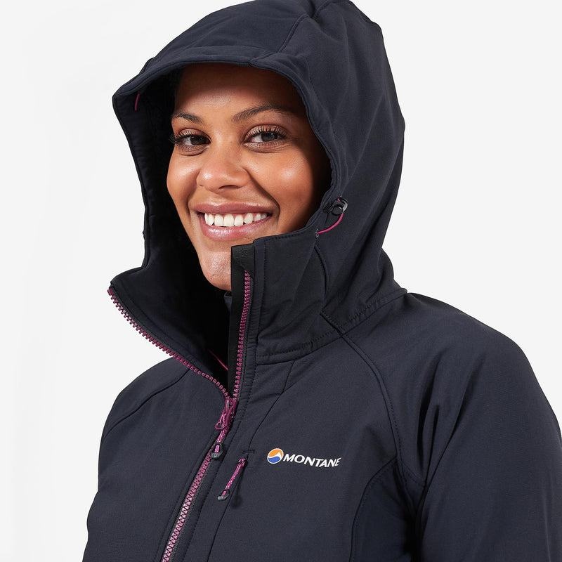 Montane Krypton Softshell Jacke Damen Schwarz | UWX1794DG