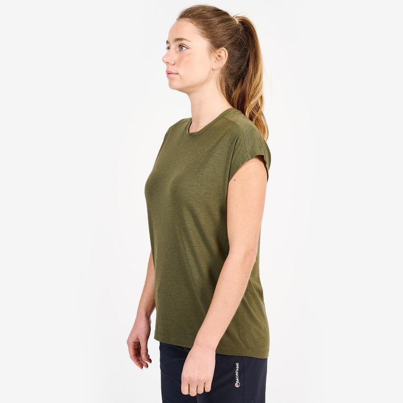 Montane Mira T-shirts Damen Dunkelgrün | QWU9088HW