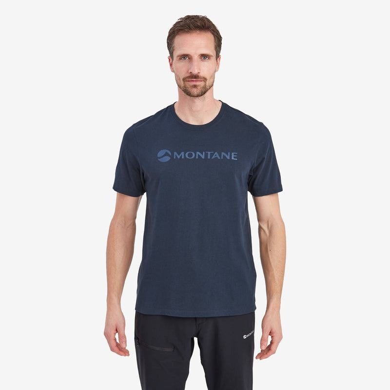 Montane Mono Logo T-shirts Herren Dunkelblau | JMO7670BH