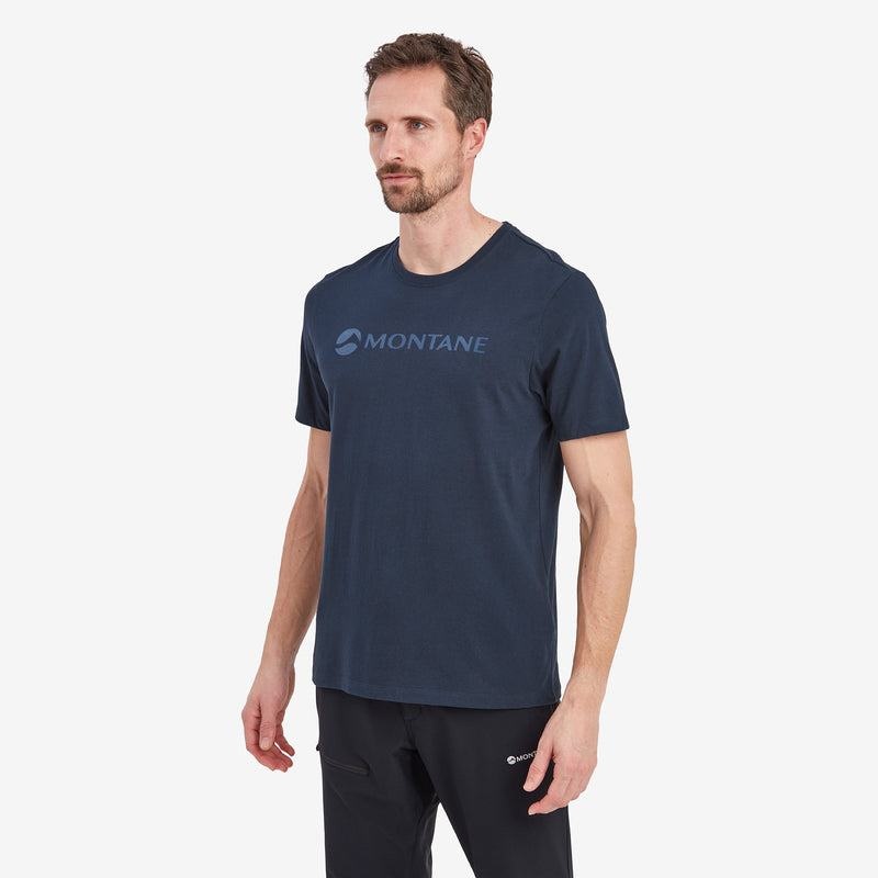 Montane Mono Logo T-shirts Herren Dunkelblau | JMO7670BH