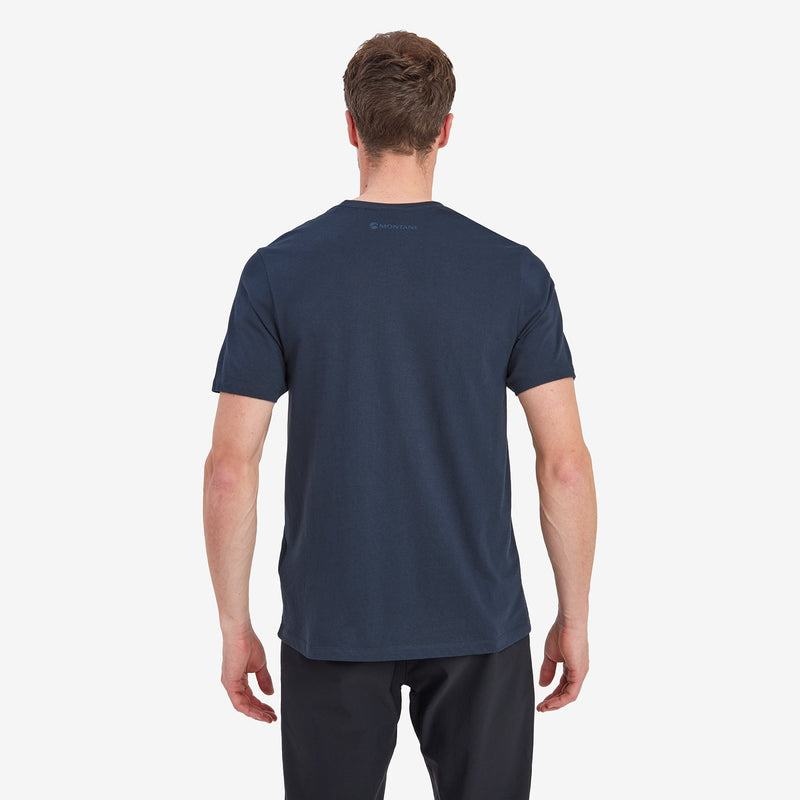 Montane Mono Logo T-shirts Herren Dunkelblau | JMO7670BH