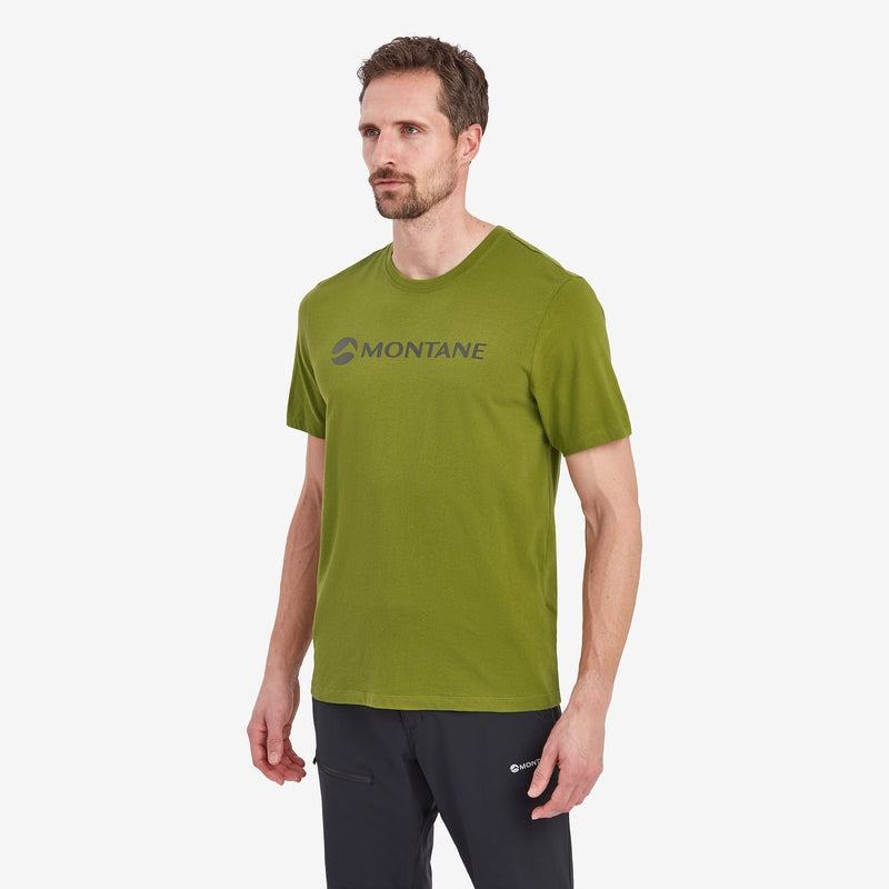 Montane Mono Logo T-shirts Herren Dunkelgrün | PAW10015HP