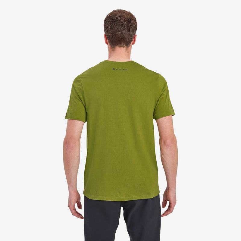 Montane Mono Logo T-shirts Herren Dunkelgrün | PAW10015HP