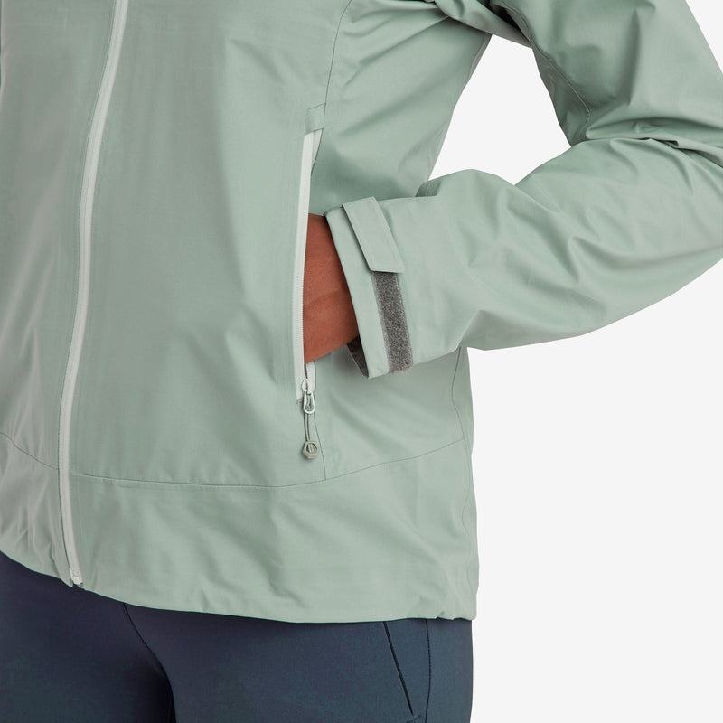 Montane Phase Lite Wasserdichte Jacke Damen Grau Grün | QBT4380VA