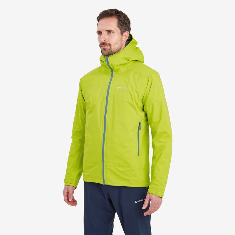 Montane Phase Lite Wasserdichte Jacke Herren Grün | EGY6512BK