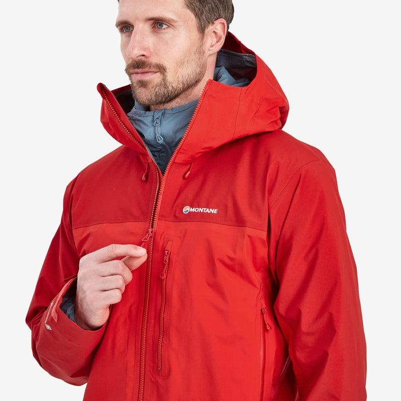 Montane Phase XPD Wasserdichte Jacke Herren Rot | DGZ1479CD