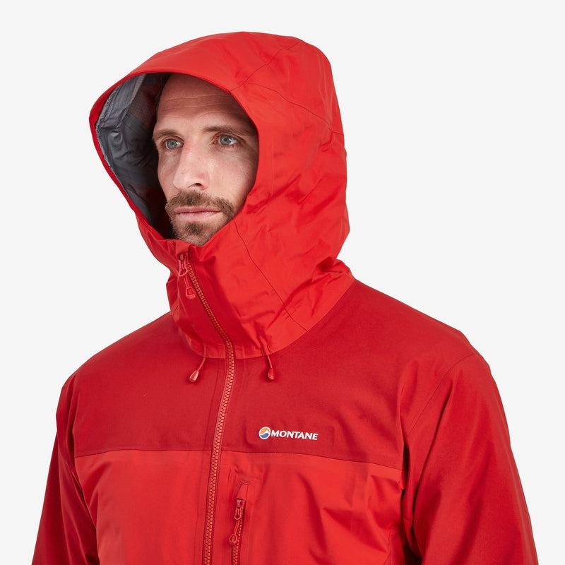 Montane Phase XPD Wasserdichte Jacke Herren Rot | DGZ1479CD