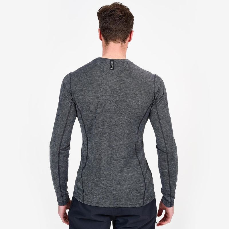 Montane Primino 140 Long Sleeve T-shirts Herren Schwarz | YLC8676ZY