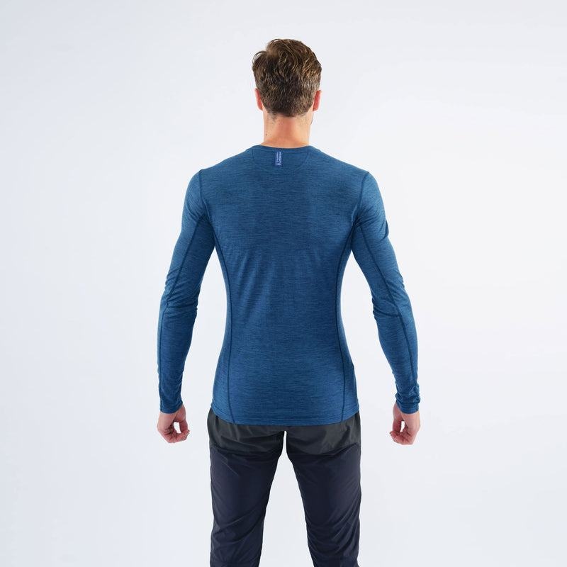 Montane Primino 140 Long Sleeve T-shirts Herren Navy Blau | OQX8793CX