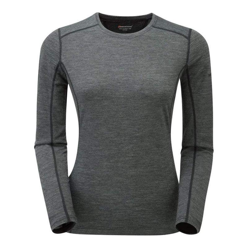 Montane Primino 140 Long Sleeve T-shirts Damen Schwarz | CGS448CA