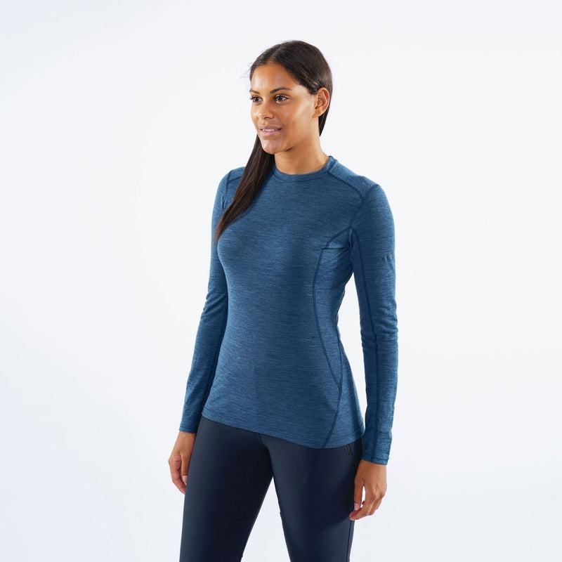 Montane Primino 140 Long Sleeve T-shirts Damen Navy Blau | IIE6970TA