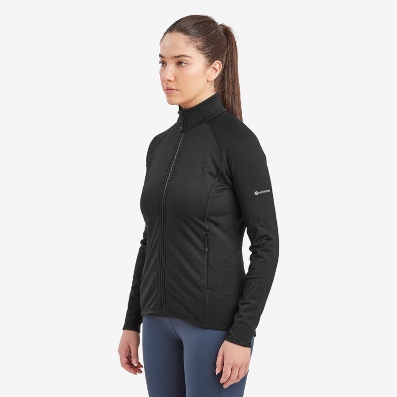 Montane Protium Fleecejacken Damen Schwarz | VQA4425VV